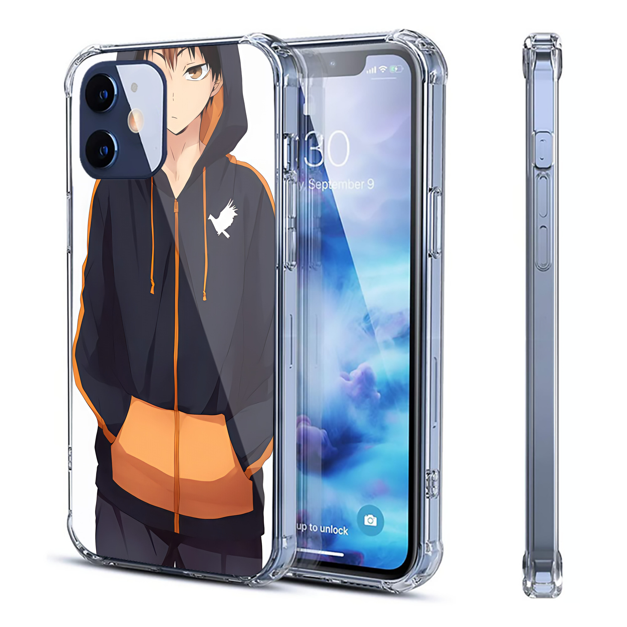 （画像用） ハイキュー!! Haikyu!! 【iPhone 12シリーズ対応】透明スマホケース（クリアソフトケース）
